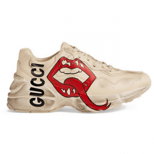 GUCCI RHYTON SNEAKER WITH MOUTH PRINT