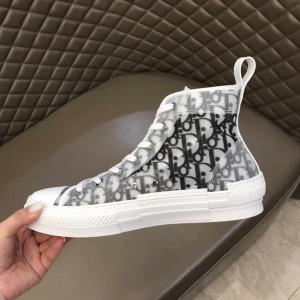 B23 HIGH-TOP SNEAKER WITH DIOR AND SHAWN BEE EMBROIDERY PATCH