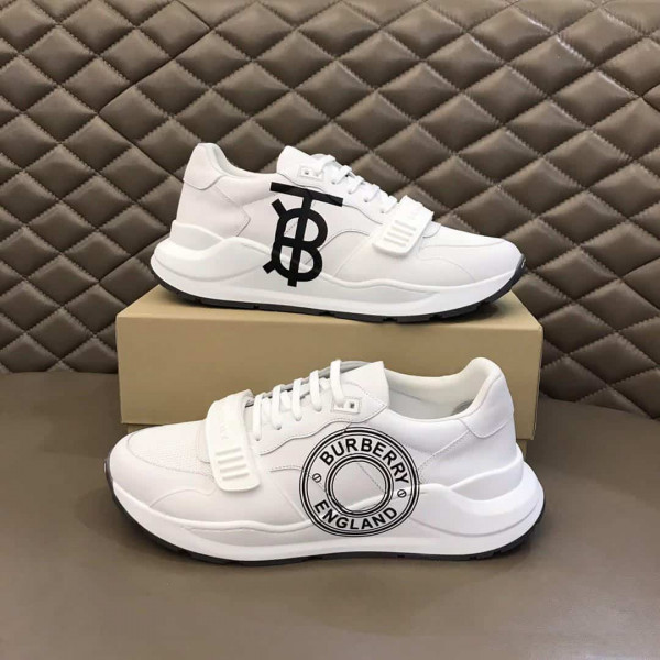 BURBERRY LOGO TRAP SNEAKER - BBR58