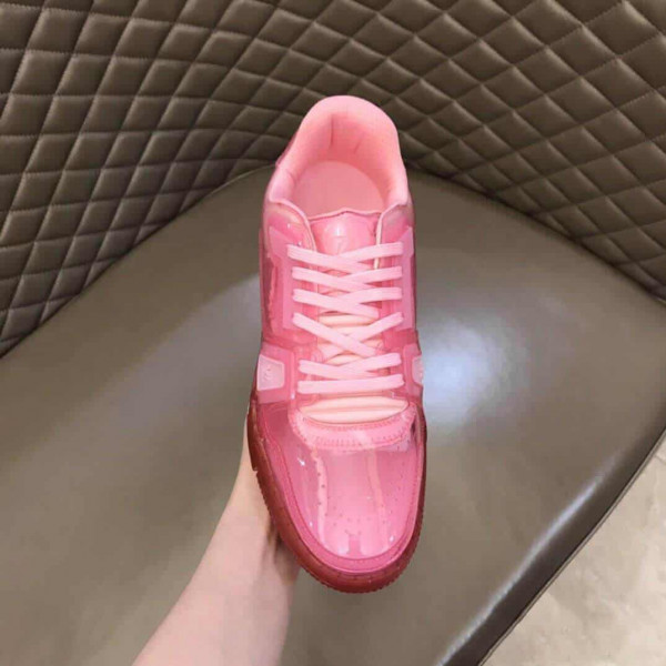 LOUIS VUITTON TRAINER SNEAKER IN ROSE - LV283