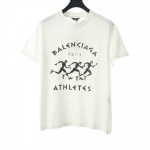 Balenciaga Athletes Print T-Shirt - BBS023