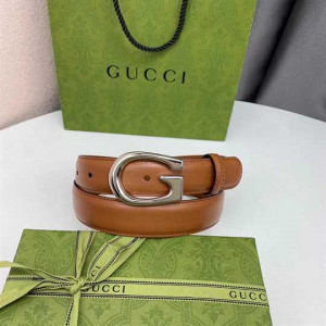 Thin belt with G buckle