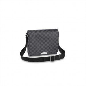 LOUIS VUITTON DISTRICT PM DAMIER GRAPHITE CANVAS N40349