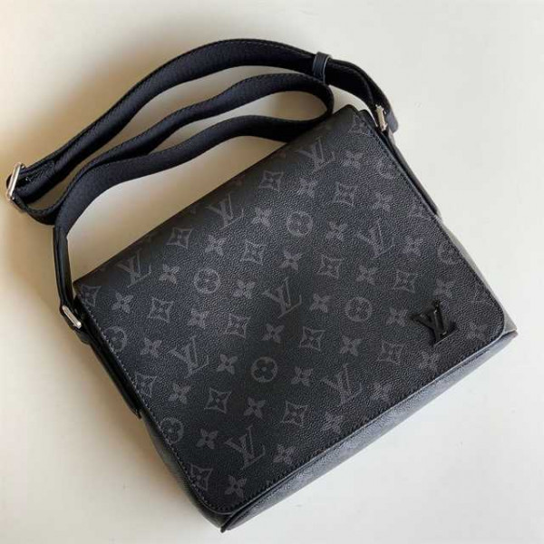 LOUIS VUITTON DISTRICT PM MONOGRAM ECLIPSE CANVAS M44000