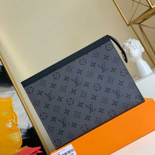 LOUIS VUITTON POCHETTE VOYAGE MM MONOGRAM ECLIPSE CANVAS M69535