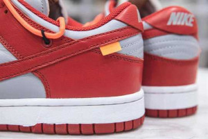 NIKE DUNK LOW OFF-WHITE UNIVERSITY RED - NK28