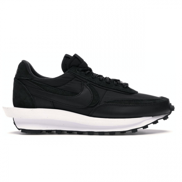 NIKE LD WAFFLE SACAI BLACK NYLON - NK12