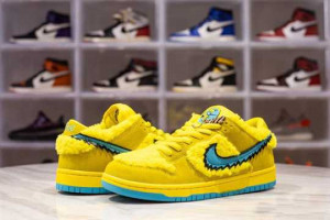 NIKE SB DUNK LOW GRATEFUL DEAD BEARS YELLOW - NK56