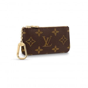 M62650 Louis Vuitton Key Pouch Monogram Coated Canvas In Brown - WWE057