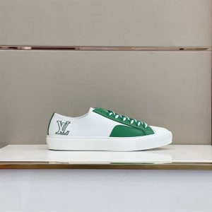 Louis Vuitton Tattoo Sneakers Green Grained Calf Leather - LSVT114