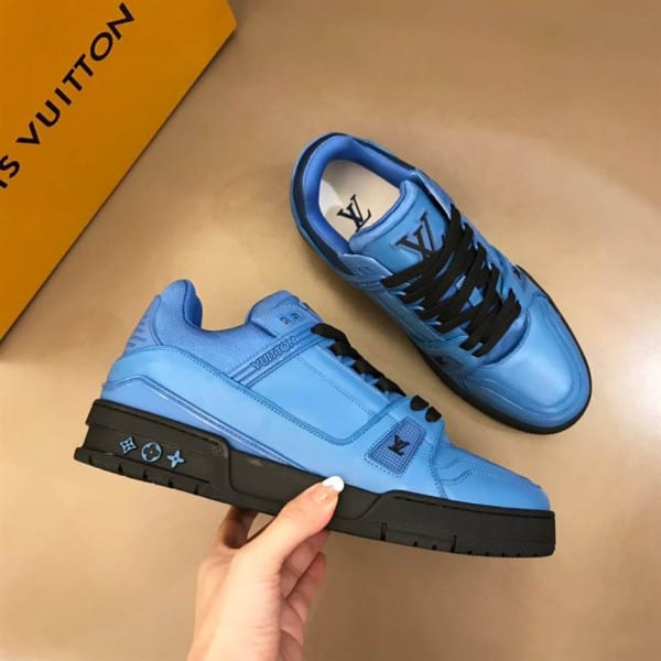 LOUIS VUITTON TRAINER SNEAKERS IN BLEU - LSVT128