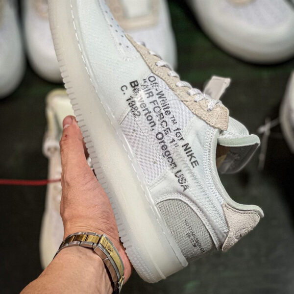 OFF WHITE X NIKE AIR FORCE 1 LOW VIRGIL ABLOH THE TEN OG SNEAKERS - N60K