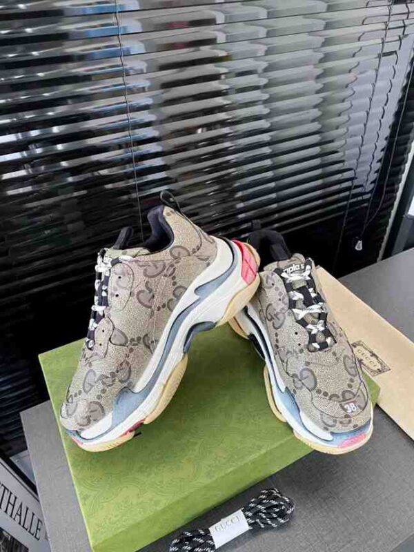 GUCCI x BALENCIAGA TRIPLE S TRAINERS - GG100 - Image 2