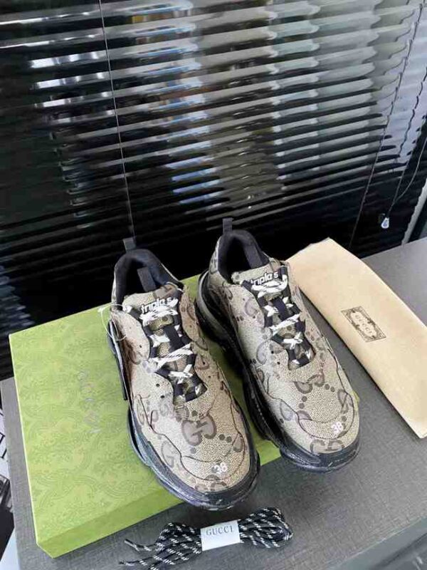 GUCCI x BALENCIAGA TRIPLE S TRAINERS - GG102 - Image 2