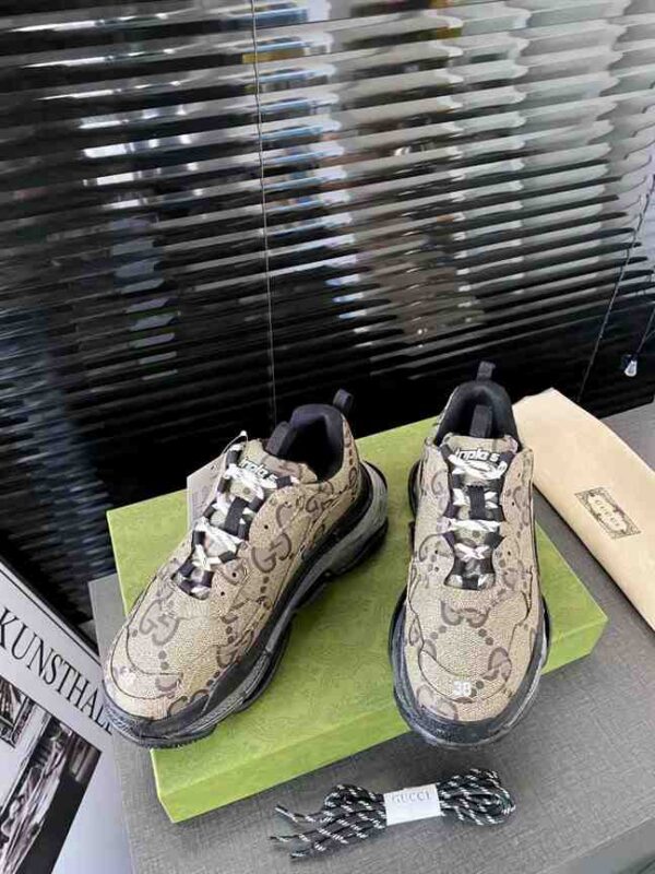 GUCCI x BALENCIAGA TRIPLE S TRAINERS - GG102 - Image 4