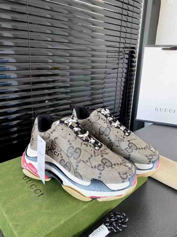 GUCCI x BALENCIAGA TRIPLE S TRAINERS - GG100