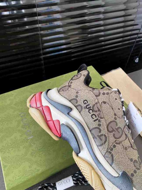 GUCCI x BALENCIAGA TRIPLE S TRAINERS - GG100 - Image 7