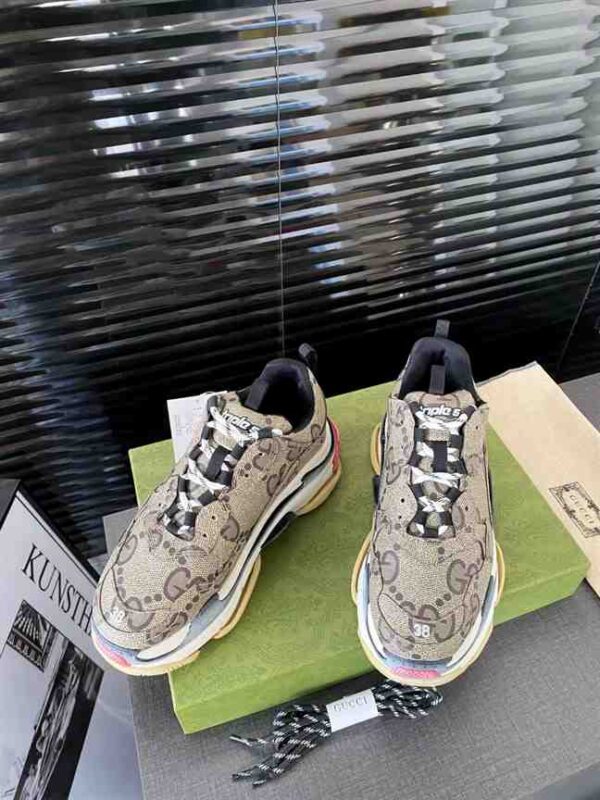 GUCCI x BALENCIAGA TRIPLE S TRAINERS - GG100 - Image 8
