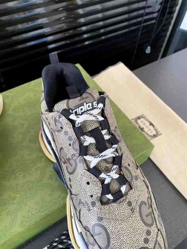 GUCCI x BALENCIAGA TRIPLE S TRAINERS - GG100 - Image 9