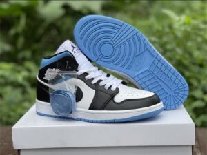 Air Jordan 1 Mid Grey Blue - AJH036