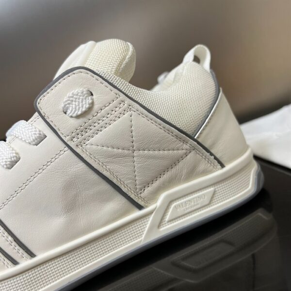 OPEN SKATE CALFSKIN AND FABRIC SNEAKER - VLS021