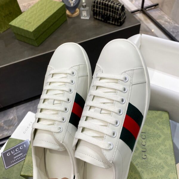 Gucci Ace Leather Sneaker With Green Crocodile – GC208