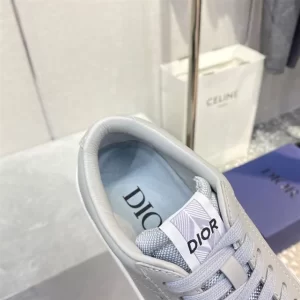 B101 SNEAKER DIOR GRAY SMOOTH CALFSKIN AND NUBUCK - CD139