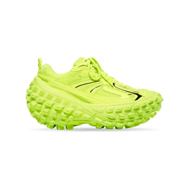 BALENCIAGA MEN'S BOUNCER SNEAKER IN FLUO YELLOW - BB146