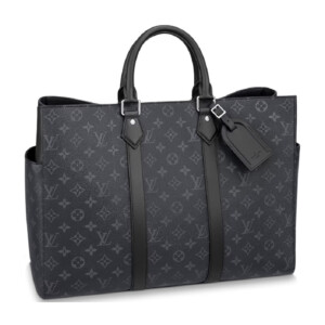 LOUIS VUITTON SAC PLAT 24H MONOGRAM ECLIPSE BAG - WLM586