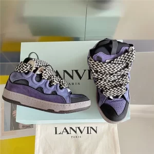 Lanvin Leather Curb Sneakers – LV024