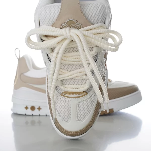 LV SKATE SNEAKER BEIGE WHITE – LSVT342