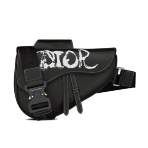 DIOR X PETER DOIG SADDLE BAG BLACK - DR030