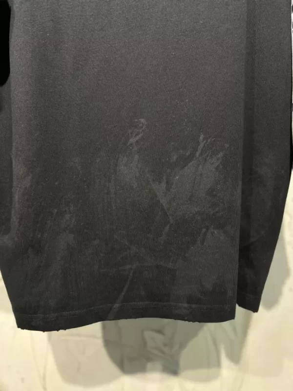 Balenciaga 3B Stencil Hoodie Medium Fit in Black - SBH014