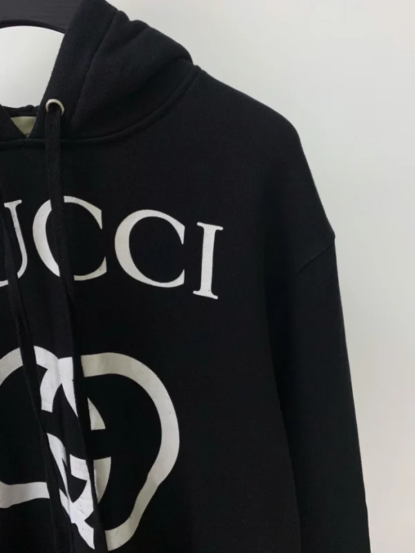 Gucci Classic Retro Interlocking Double GG Hoodie - GBH013