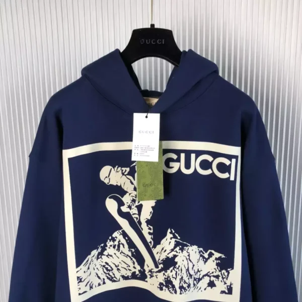 Gucci Cotton Jersey Hooded Sweatshirt - GBH003