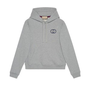 Gucci Cotton Jersey Hooded Sweatshirt - GBH00