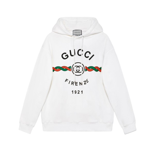 Gucci Cotton Jersey Hooded Sweatshirt - GBH007