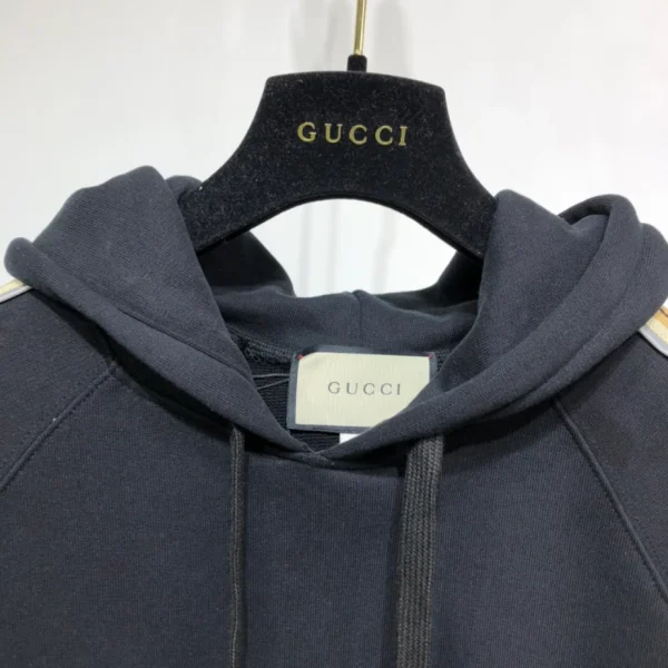 Gucci Cotton Jersey Hooded Sweatshirt - GBH008