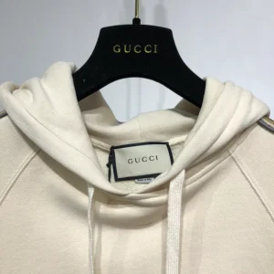 Gucci Cotton Jersey Hooded Sweatshirt - GBH009