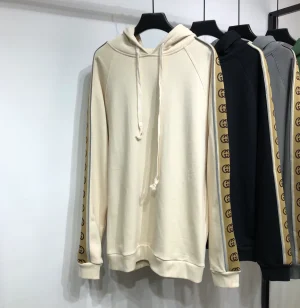 Gucci Cotton Jersey Hooded Sweatshirt - GBH009