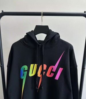 Gucci Cotton Jersey Hooded Sweatshirt - GBH011